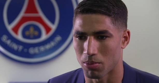 Foot - Transferts - PSG - Achraf Hakimi (PSG) : « Entrer dans l'histoire de ce grand club »