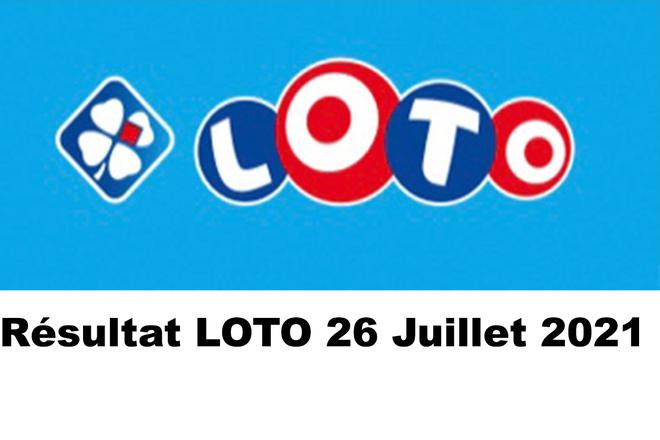 Résultat LOTO 26 juillet 2021 tirage FDJ du jour avec Joker+ et codes loto gagnants