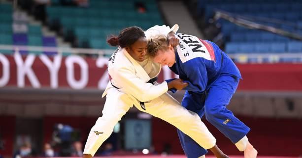 JO - Judo (mixte) - Clarisse Agbégnénou alignée en finale de l'épreuve par équipes aux JO de Tokyo