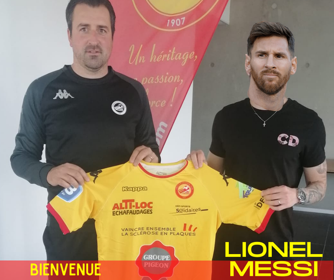 Insolite : L’AS Vitré annonce la signature de l’Argentin Lionel Messi