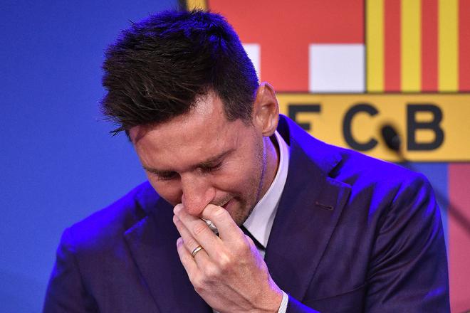 Football : Lionel Messi fait des adieux difficiles aux FC Barcelone