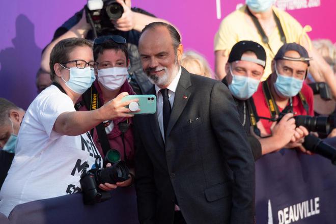 Édouard Philippe sur le tapis rouge du Festival du cinéma américain à Deauville