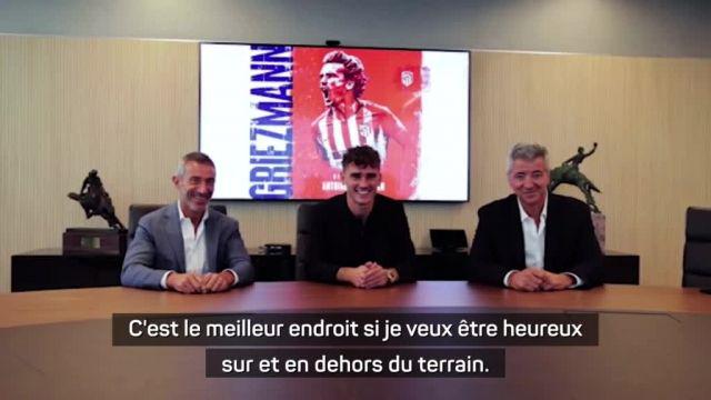 Foot - Espagne - Atlético - Antoine Griezmann (Atlético de Madrid) : « Je crois que c'est le meilleur endroit pour moi »