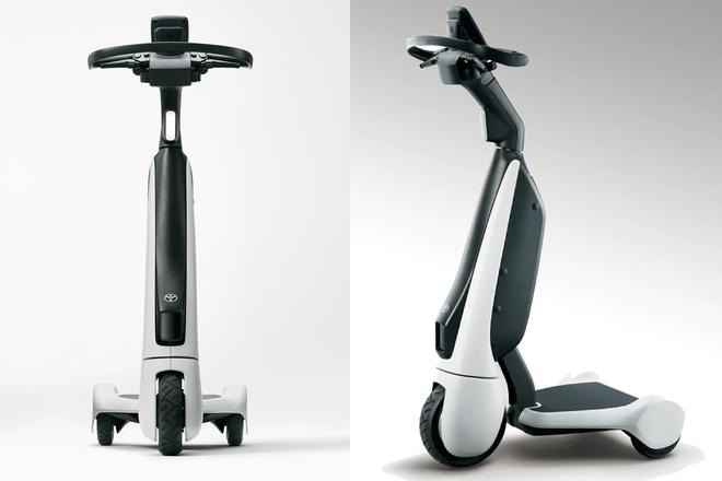 Toyota C+Walk, une trottinette électrique à trois roues inclusive, modulaire et multifonctionnelle