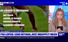 PSG-Leipzig: sans Neymar, avec Mbappé et Messi