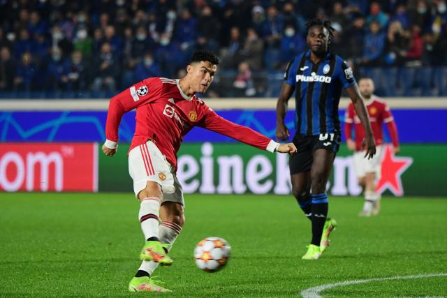 Foot - C1 - Ligue des champions : Cristiano Ronaldo sauve Manchester United sur le terrain de l'Atalanta Bergame