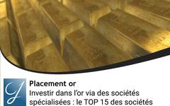 Investir dans l’or à travers les sociétés minières : le TOP 15