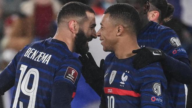 Finlande - France: Benzema - Mbappé, «une formule qui marche» salue Didier Deschamps