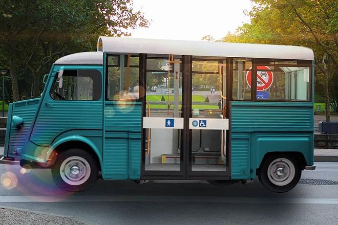 Retrofit : deux étudiants vont transformer un Citroën Type H en navette à l’hydrogène