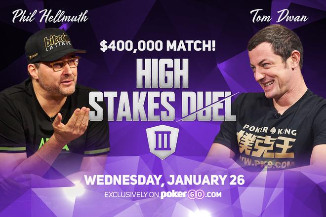 Tom Dwan vs Phil Hellmuth : la revanche annoncée pour le 26 janvier