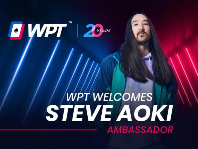 Steve Aoki nouvel ambassadeur du World Poker Tour