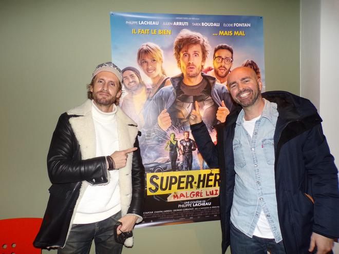 Ploërmel. Super-héros: Philippe Lacheau et Julien Arruti en avant-première au Cinélac