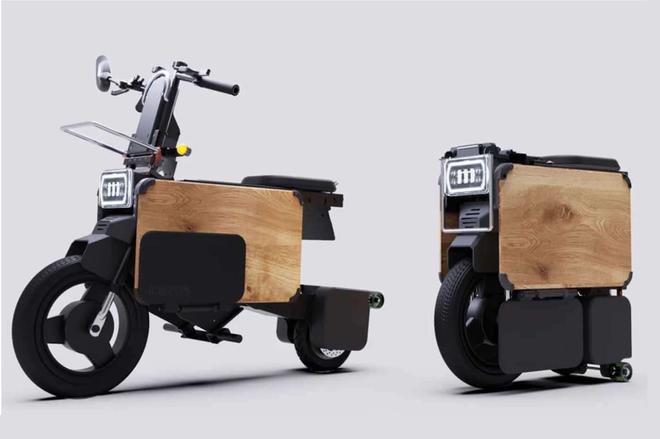 Icoma : Tatamel Bike, un scooter électrique pliable si compact qu’il se range sous le bureau