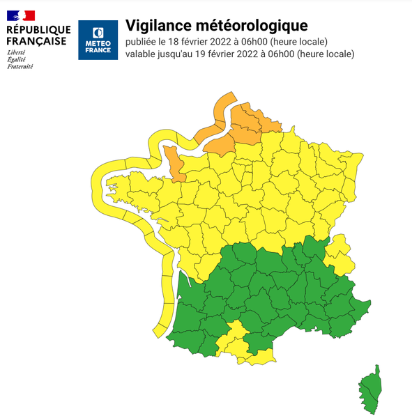 Météo / Tempête Eunice : l’Oise en vigilance jaune toute la journée pour vent violent