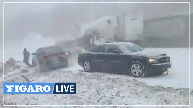 Un gigantesque carambolage sur une autoroute de Pennsylvanie fait au moins trois morts et une vingtaine de blessés