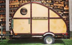 Birch Campers : une caravane Teardrop (en kit) à monter soi-même, comme un meuble IKEA