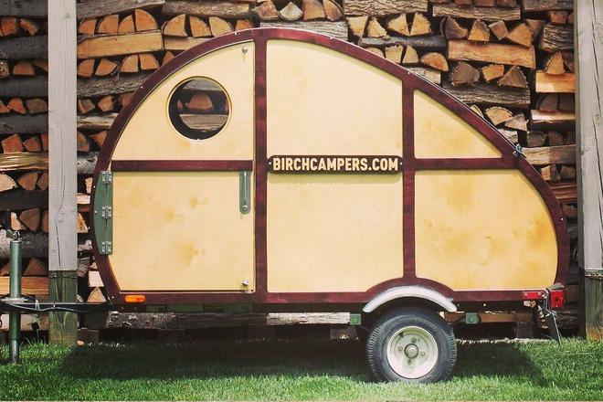 Birch Campers : une caravane Teardrop (en kit) à monter soi-même, comme un meuble IKEA