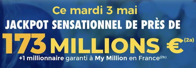 Résultat Euromillions et My Million du 3 mai 2022 et grille des gains [En Ligne]