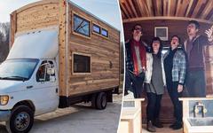 Tiny House : Il transforme un fourgon utilitaire en un étonnant camion aménagé