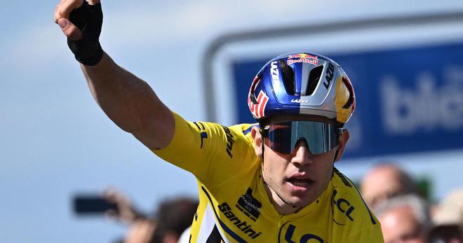Dauphiné: Wout Van Aert remporte au sprint la 5e étape