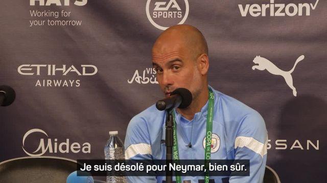 Foot - Transferts - Pep Guardiola dément que Neymar ait été proposé à Manchester City