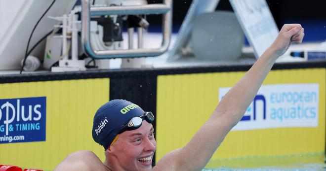 Natation: la Suédoise Hansson championne d'Europe du 100 m papillon