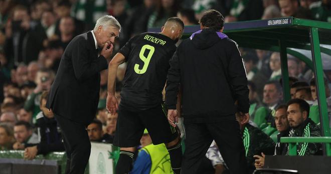 Ligue des champions : Benzema blessé au genou droit contre le Celtic Glasgow