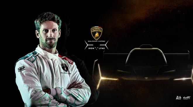 Lamborghini annonce l’arrivée de Romain Grosjean