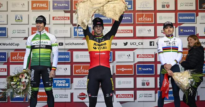 Cyclo-cross : Van Aert signe son premier succès de la saison à Dublin