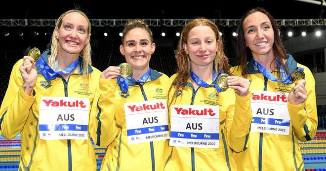 Natation : les Australiennes s'adjugent un nouveau record du monde au Mondiaux (petit bassin)