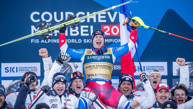 Pinturault en or sur les pistes de son enfance à Courchevel : « Mon bac à sable était un bac à neige »