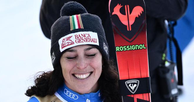 Ski alpin : l'Italienne Brignone remporte le combiné aux Mondiaux