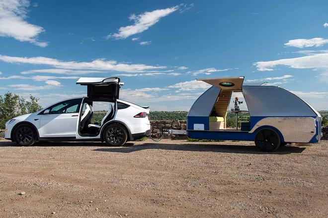 Boulder : l’invention d’une caravane Teardrop qui double l’autonomie des voitures électriques