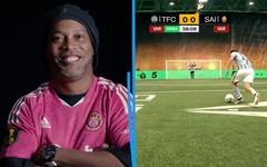 VIDÉO. Ronaldinho, nouvelle star de la Kings League, le tournoi qui mélange football et e-sport