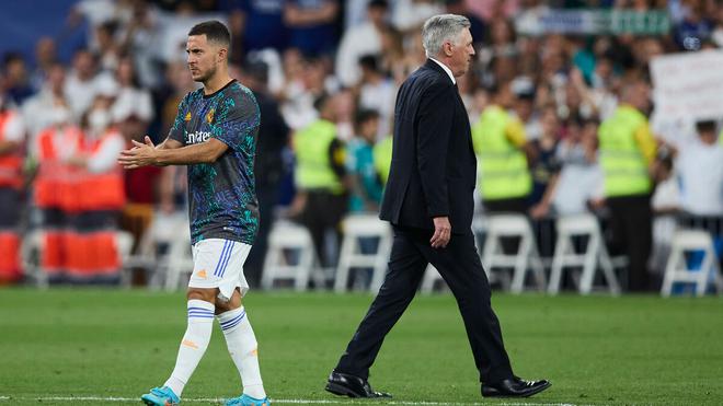 « Avec Ancelotti, on ne se parle pas » : en difficulté au Real Madrid, Hazard veut quand même rester
