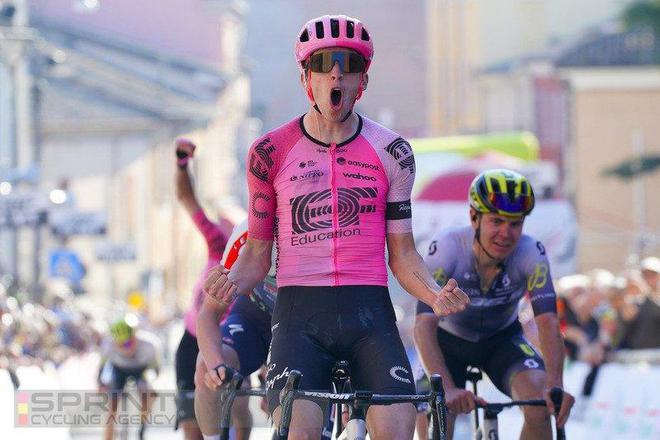 Cyclisme : victoire de Ben Healy sur Coppi-Bartali, Schmid reste leader