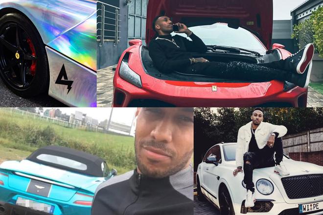 Aubameyang et les voitures, son incroyable garage vaut plus de 5M€