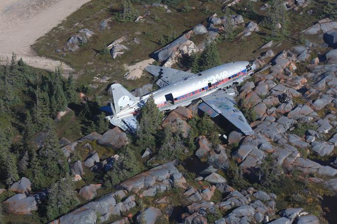 Une épave d’avion appelée Miss Piggy