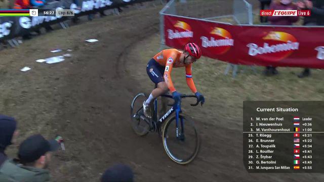 Cyclo-cross - Mondiaux (Hommes) - Mathieu Van der Poel champion du monde de cyclo-cross pour la sixième fois
