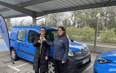 ARAMON Enedis offre un Kangoo électrique à la CleanTech Vallée