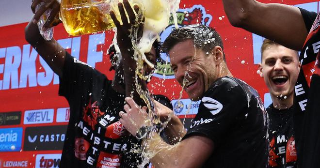 Bundesliga : «C'est la première fois que Leverkusen gagne le titre en 120 ans d'histoire, je suis content d'en faire partie», savoure Xabi Alonso