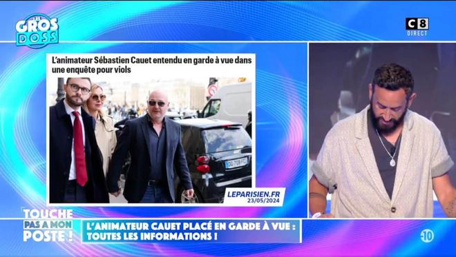Sébastien Cauet en garde à vue : Cyril Hanouna évoque l’audition de sa compagne dans TPMP