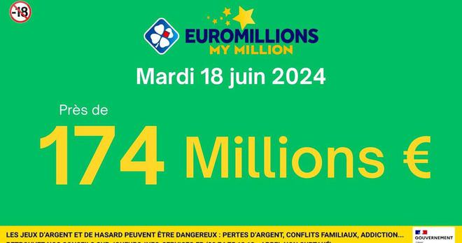 Tirage EuroMillion : tentez de remporter le méga jackpot de 174 millions d'euros