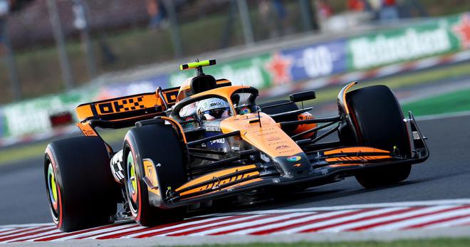 Formule 1: Norris le plus rapide des essais libres 2 en Hongrie