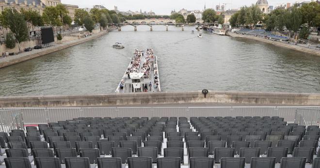 JO Paris 2024: le site d'eau libre de la Seine conforme aux normes sanitaires six jours sur sept entre les 10 et 16 juillet