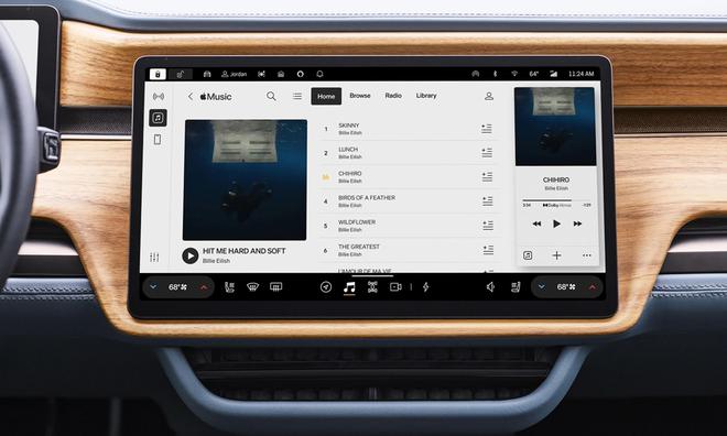 Apple Music avec l’audio spatial débarque dans les voitures électriques de la marque Rivian