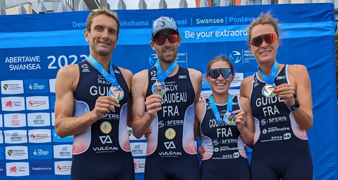 Jeux paralympiques : Courvoisier/Rigaudeau et Henriet/Viennot, deux couples sur la ligne de départ du paratriathlon