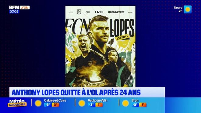 Football: Lyon dit au revoir à Anthony Lopes, en partance pour le FC Nantes