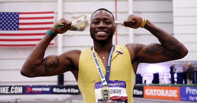 Athlétisme : Holloway et Russell dominent le 60m haies aux Championnats des États-Unis