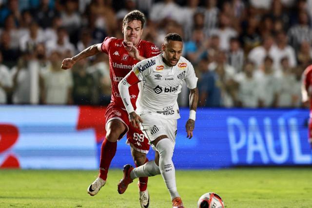 Foot - Brésil - Santos - Encore un bon match de Neymar avec Santos, vainqueur de Noroeste